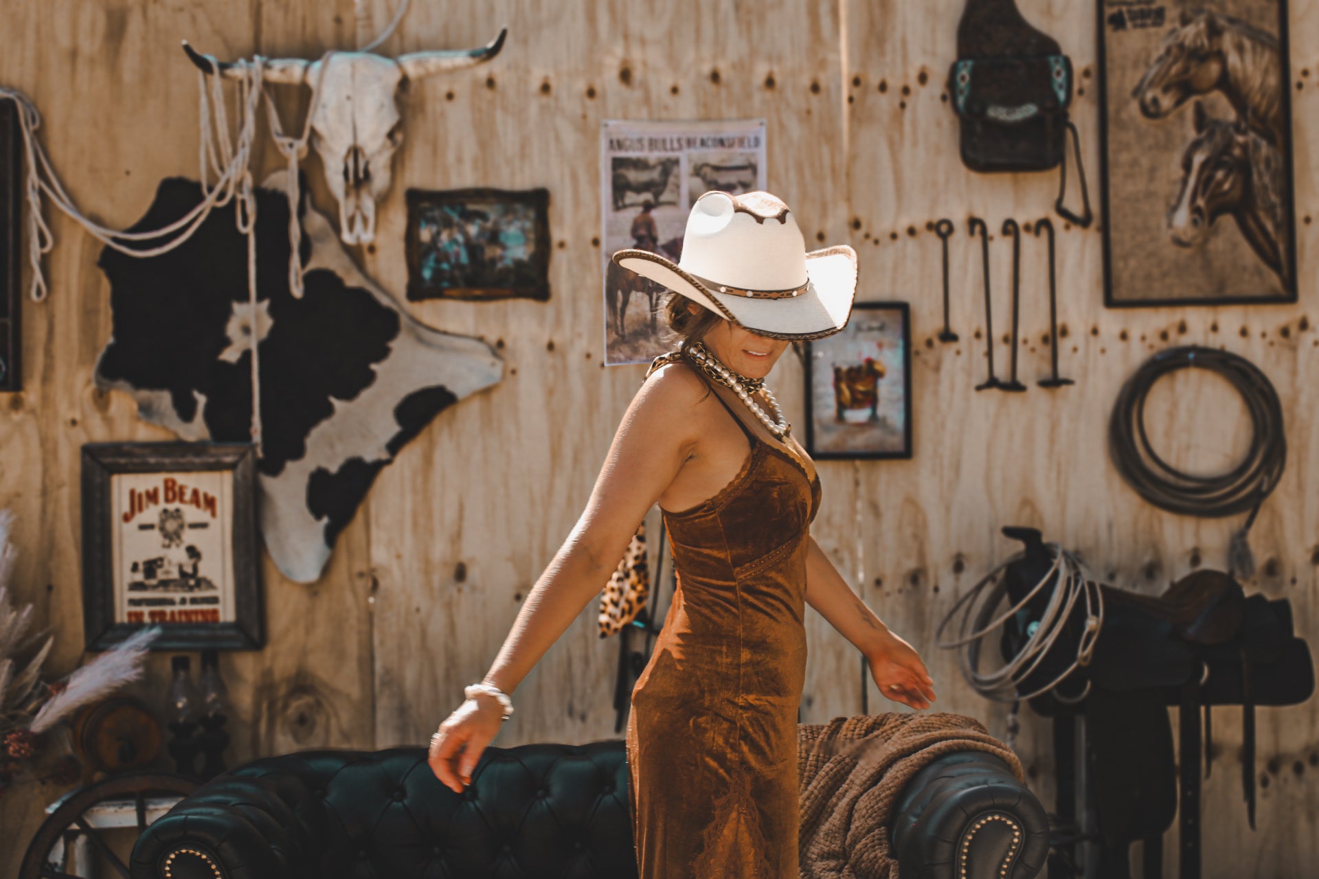 Whiskey Bent Maxi Dress