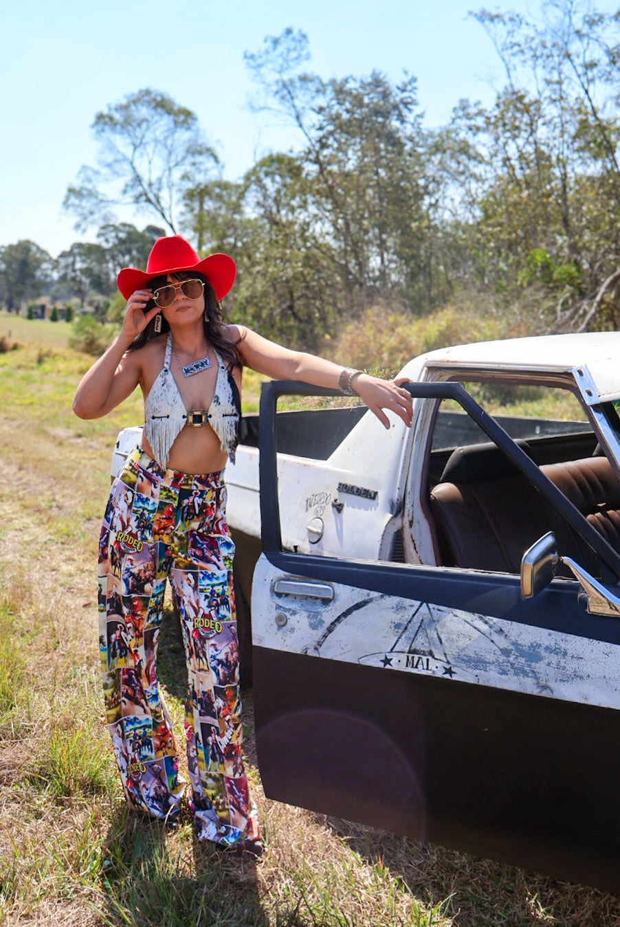 RebbleRodeo Cowgirl Wide Leg Pants