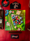 Pokies & Pool Nights Painting