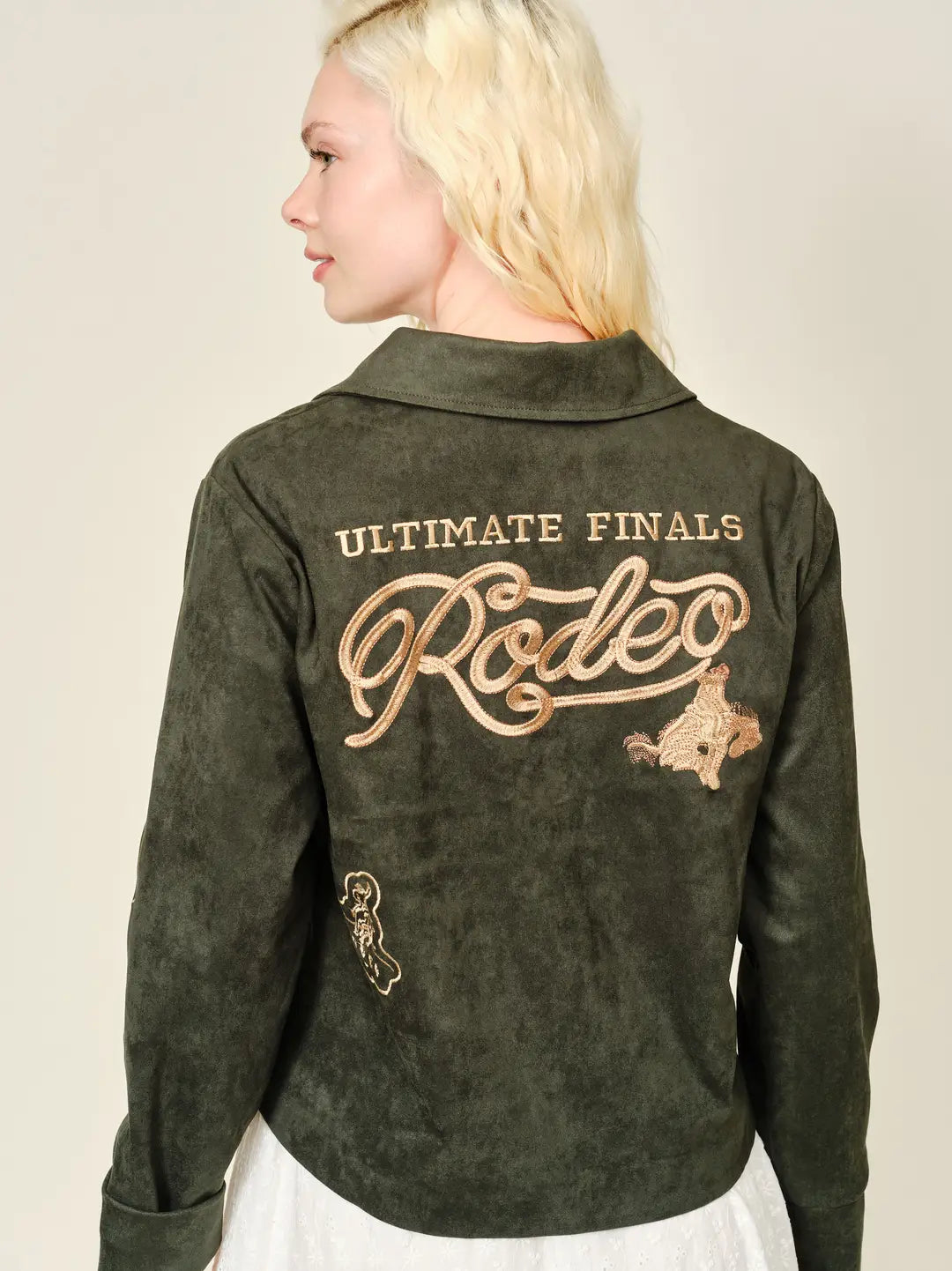 Emerald Rodeo Suede Jacket