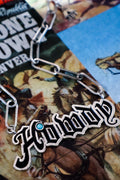 Western Letter HOWDY Chain Necklace