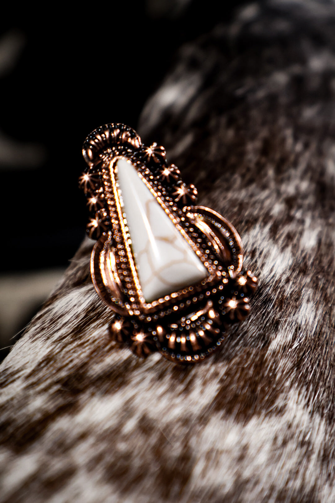 Western Cuff Ring - Las Vegas Neon