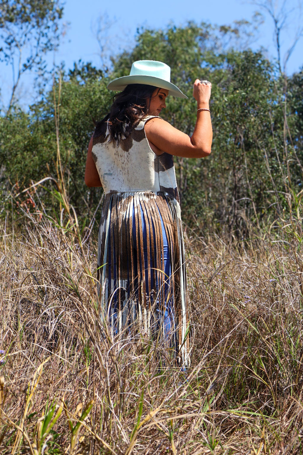 Mustang Cowboy Vest - Long Tassels