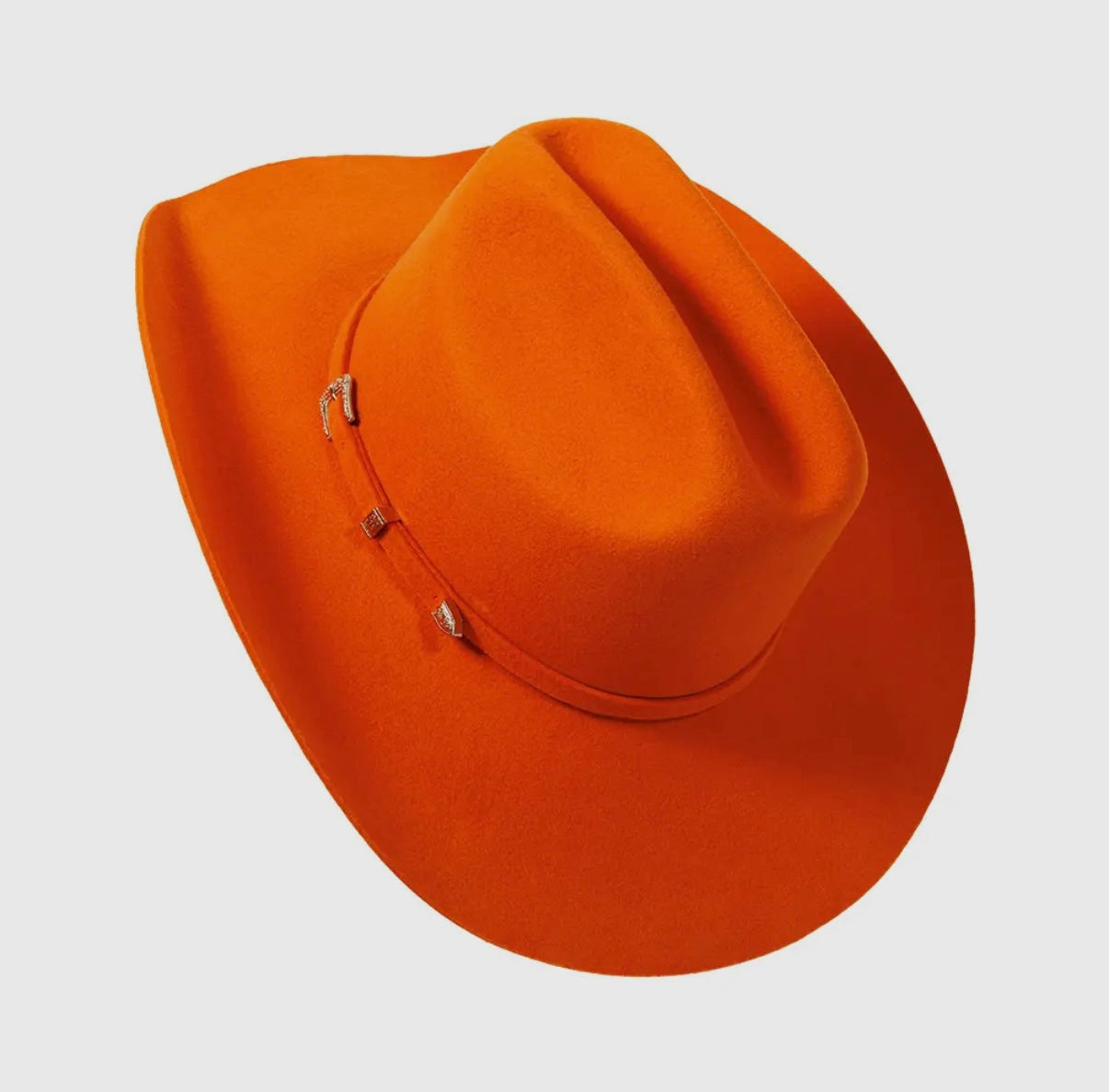 Pumpkin Spice Western Cowboy Hat
